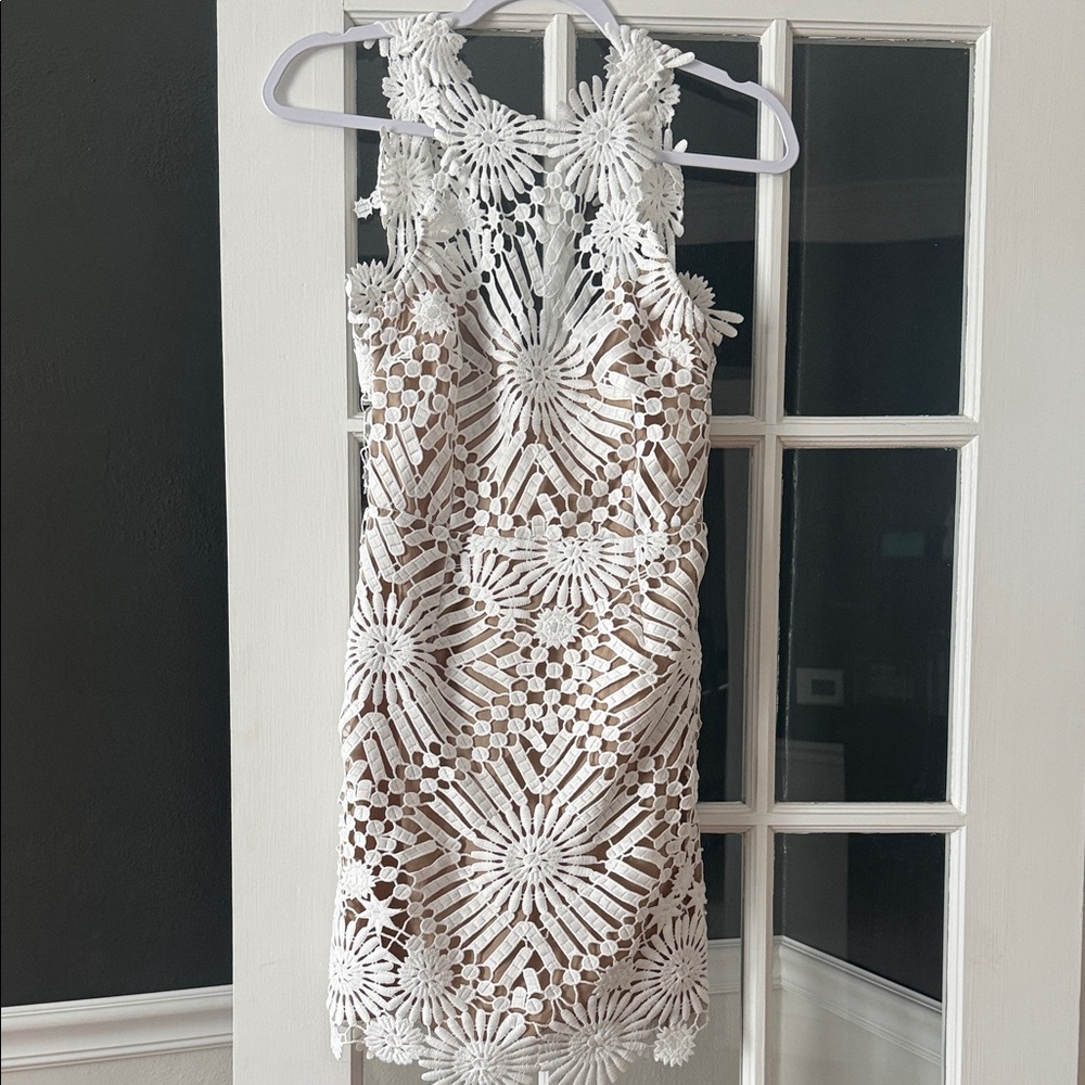 Free People x Saylor Presley mini dress-ivory - Picture 3 of 9